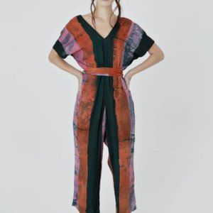 Osei Duro Easy Jumpsuit in Carmine - size small